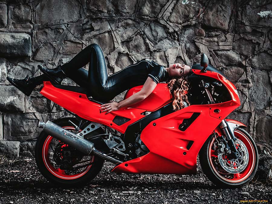 Beautiful girl Beautiful girls and motorcycles in Hamamatsu