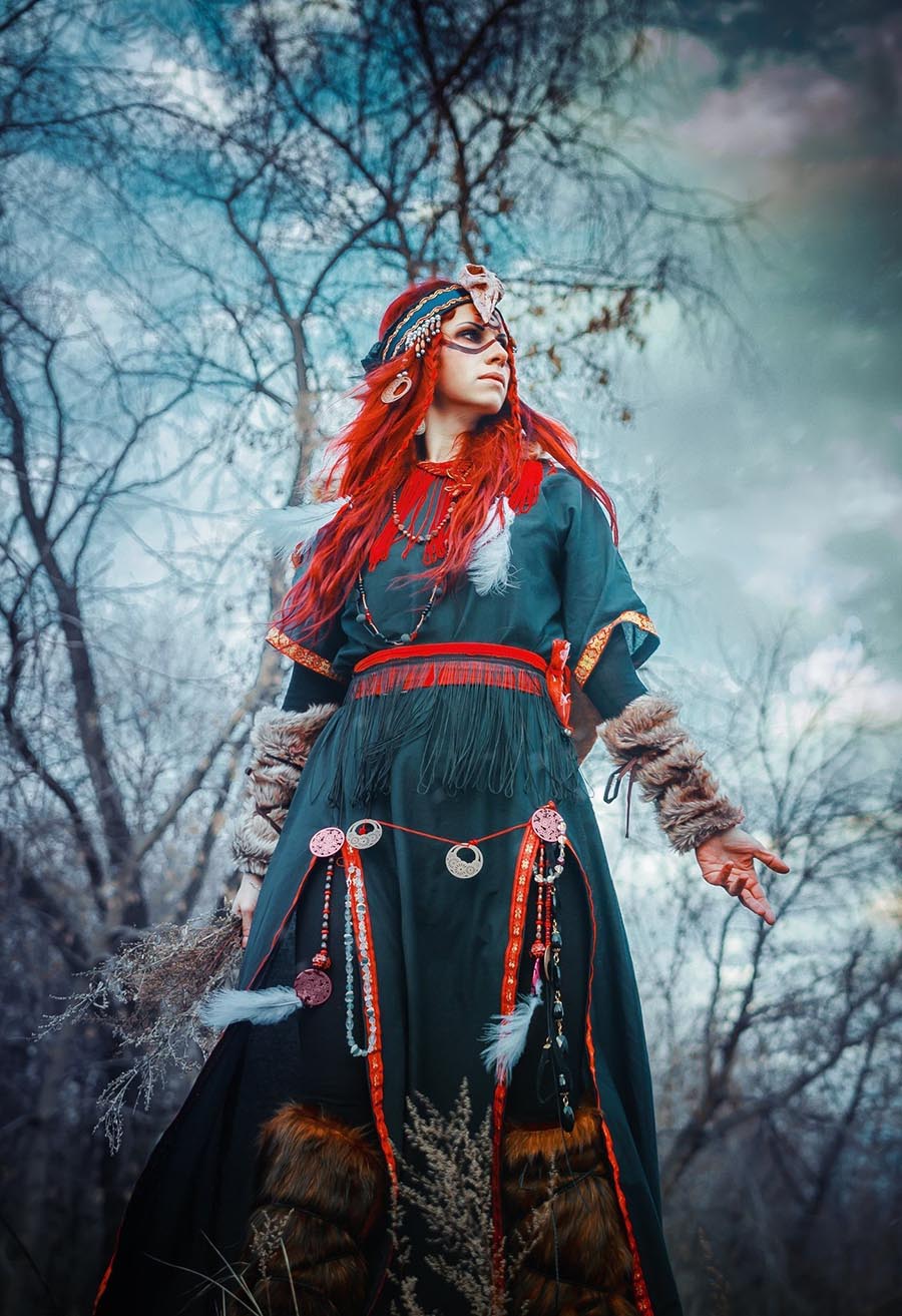 Girls in Slavic costumes underwear in Hamamatsu