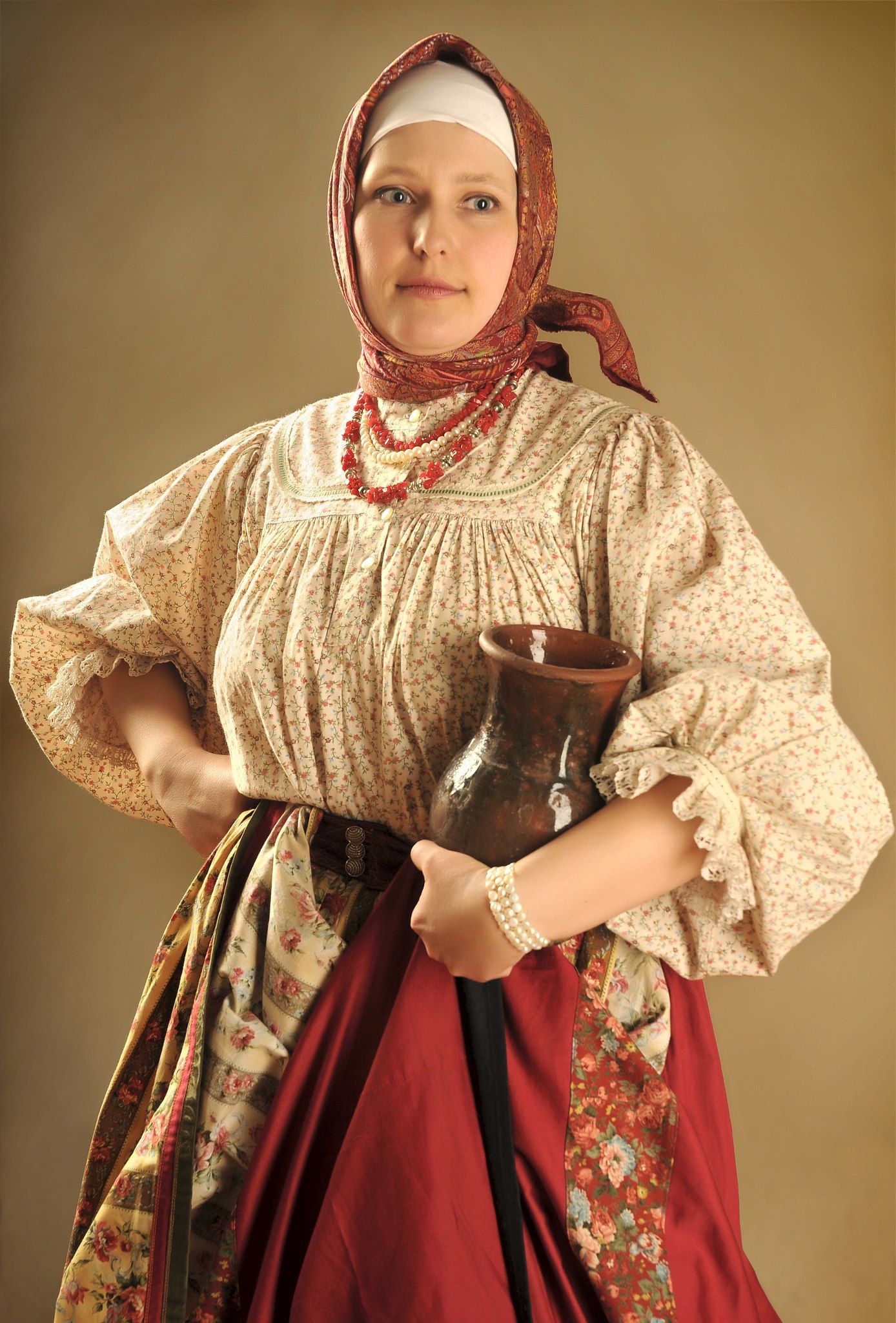 Girls in Slavic costumes in Hamamatsu